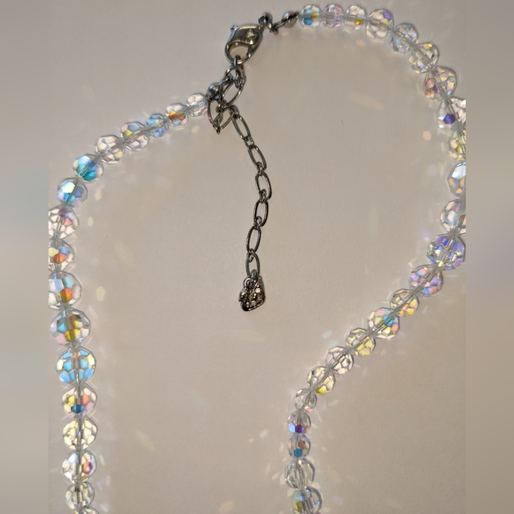 EVC DANIEL SWAROVSKI AB CHOKER NECKLACE 14.5"x17.5" - Picture 2 of 16